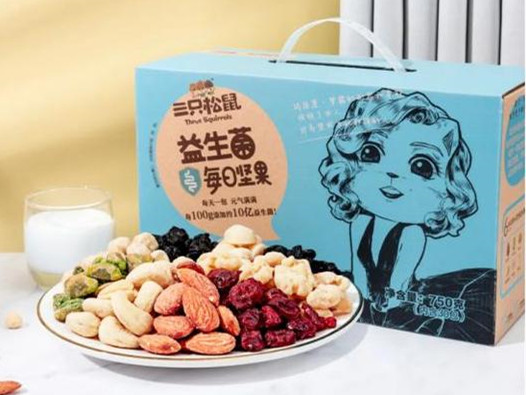 三只松鼠益生菌每日坚果,创新进取的不遗余力