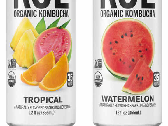 Köe Kombucha新增康普茶口味:西瓜、热带水果风味,让更多消费者产生尝试的兴趣