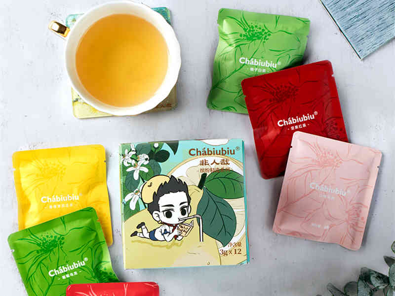 联名《非人哉》漫画,Chabiubiu限量款花果茶礼盒上线