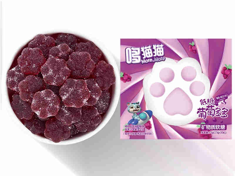 儿童零食品牌哆猫猫推出儿童营养糖果:营养多多系列软糖和乳钙压片糖