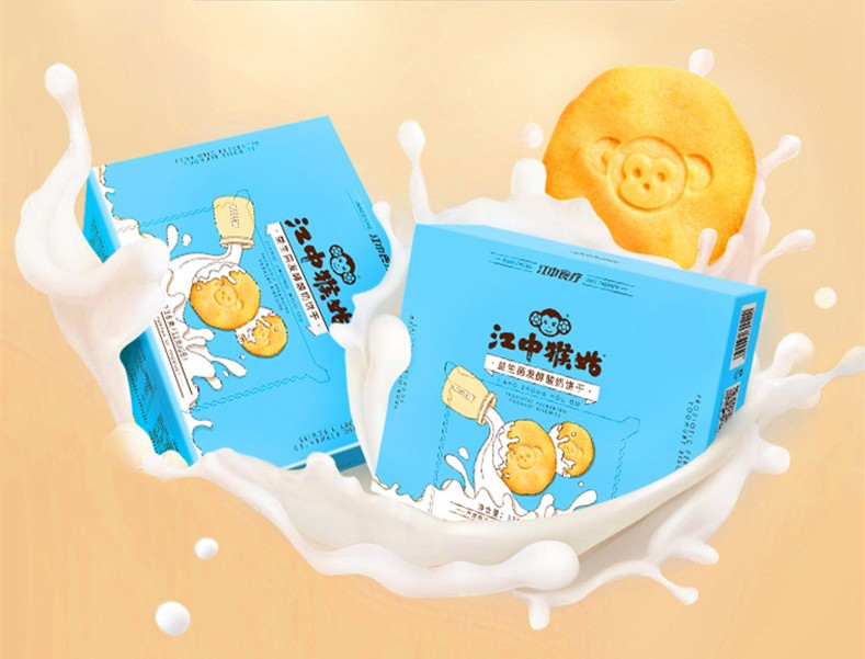 低聚果糖 市场应用：江中猴姑益生菌发酵酸奶饼干