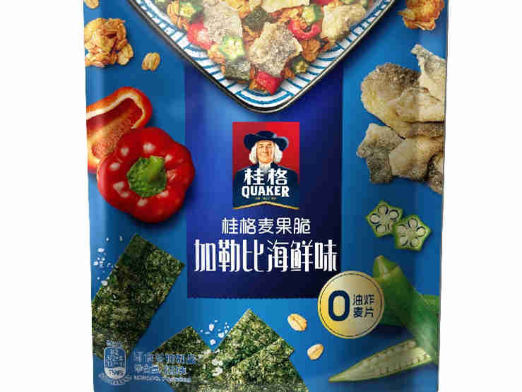 桂格发布第一款针对休闲场景的高营养价值咸味麦片：海味麦果脆，和普通燕麦有何不同？它是如何诞生的？