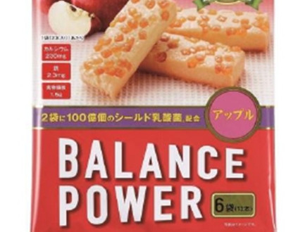 Taura苹果果粒应用在Hamada Power Balance 乳酸菌苹果营养饼干