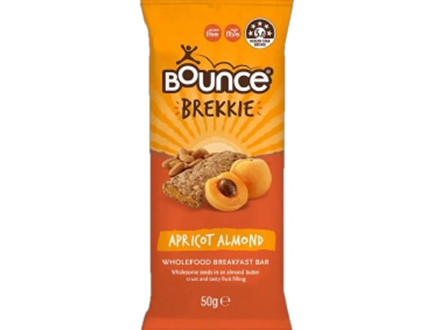 Taura甜杏果酱应用在Bounce天然早餐棒