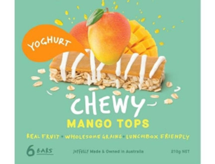 Taura芒果果酱应用在Joy 酸奶芒果零食棒