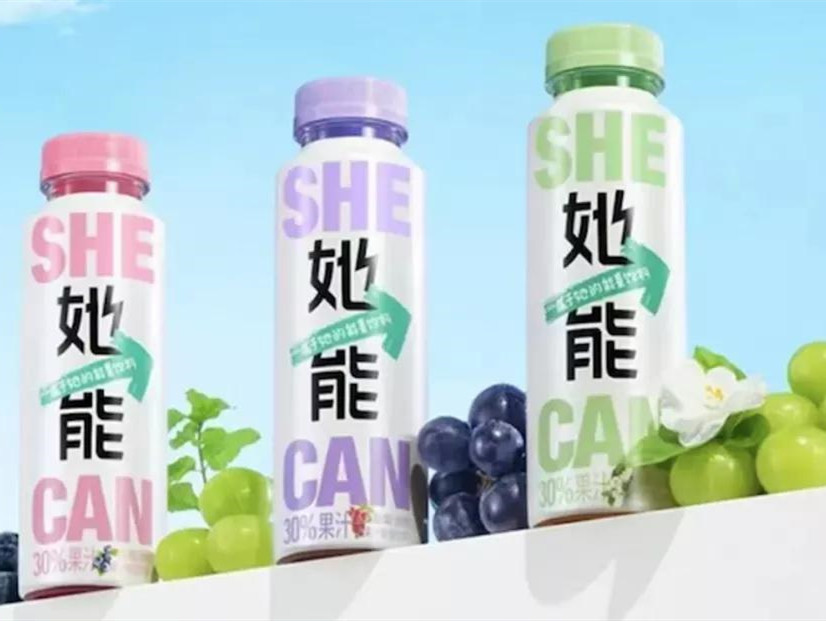 东鹏饮料她能SHECAN上线,走女性消费者感兴趣的成分营销路线