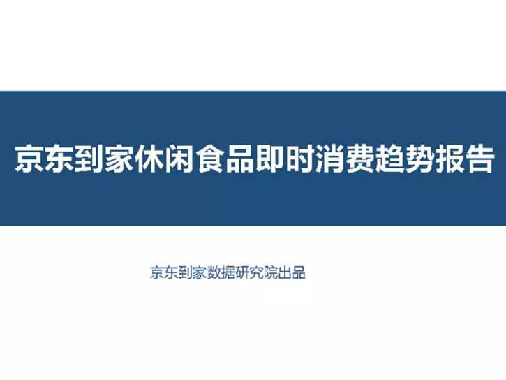 【2021年营养健康产业必看的10份报告】《京东到家休闲食品即时消费趋势报告》