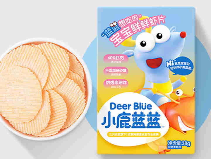 儿童虾片产品增多,小鹿蓝蓝等生产标准有何不同?