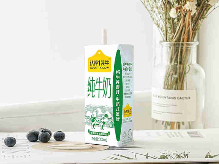 认养一头牛官宣新品低温奶,该新品尚未上市
