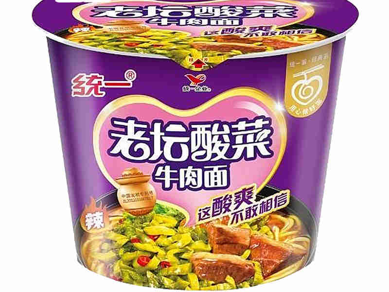 康师傅、统一、今麦郎等“酸菜”味方便面已回归,但销量不佳