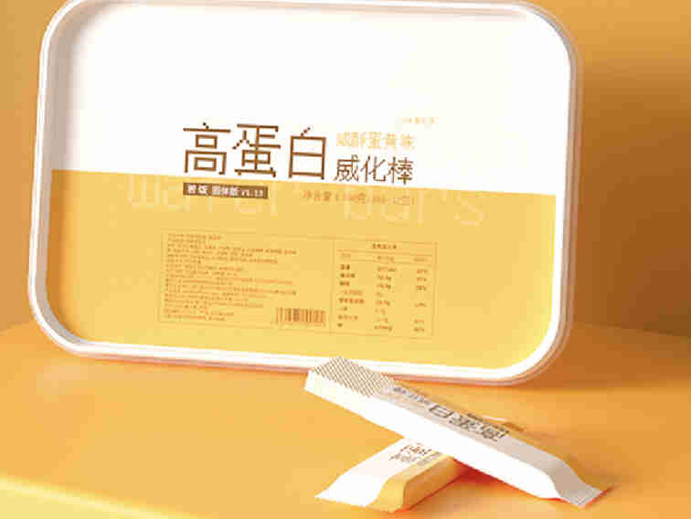 若饭上新：“咸酥蛋黄味”高蛋白威化棒