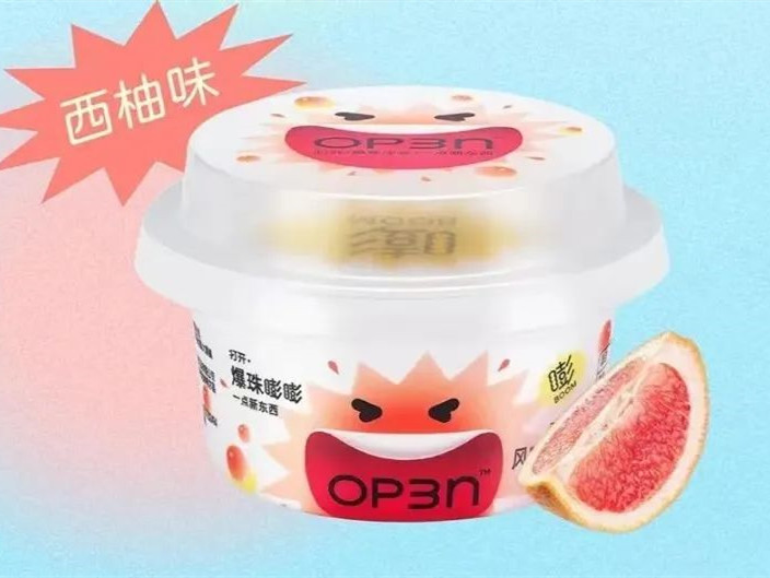 朴诚乳业旗下 OP3N上新夏日新品:爆珠嘭嘭