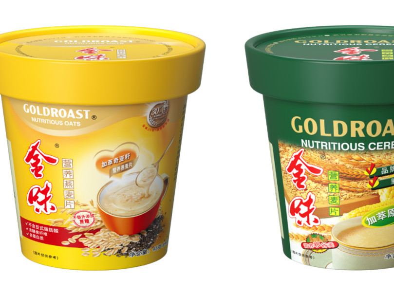 金味麦片官方旗舰店悄然登陆天猫、京东等电商平台,定下了全年销售同比增长40%的目标