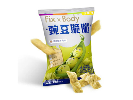 旺旺旗下Fix X Body官宣新品豌豆脆脆