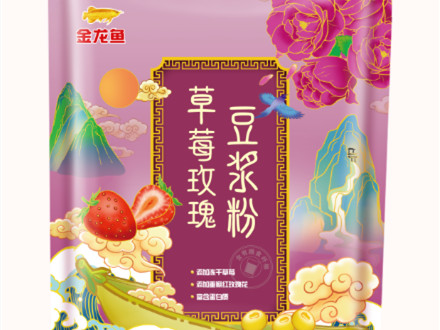 金龙鱼 上新国潮豆浆粉系列新品:金龙鱼草莓玫瑰豆浆粉、金龙鱼蓝莓枸杞豆浆粉、金龙鱼原味豆浆粉、金龙鱼甜味豆浆粉