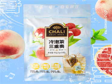 CHALI茶里 X 山姆会员商店 上新品:冷泡茶三重奏:蜜桃乌龙冷泡茶、荔枝红茶冷泡茶、西柚茉莉冷泡茶