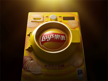 乐事薯片推出外围小物 洗手指机 ,让洋芋片爱好者可以轻松地秒开吃、秒洁净
