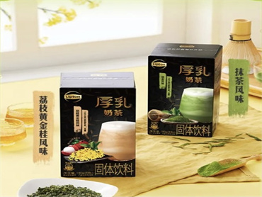 立顿 上新品:荔枝黄金桂风味厚乳奶茶、抹茶风味厚乳奶茶,奶香醇厚,茶香清醇