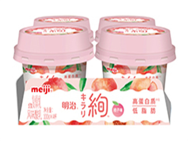 明治 上新品:明治绚风味酸乳,口感浓郁,果味清新
