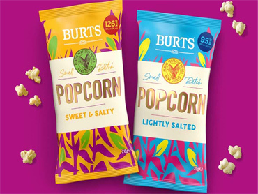 Burts Chips 上新即食爆米花,秉持永远手工制作的宗旨