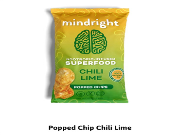 Mindright 上新品:功能性薯片POPED CHIPS,辣椒青柠味、肉桂油条味和姜黄农场酱味三种口味