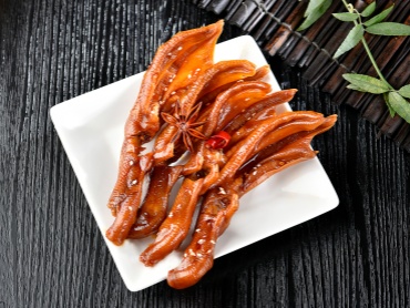 【泰斯特卤肉膏、黑鸭膏、卤肉香精、肉味增香剂应用>烤鸭掌】