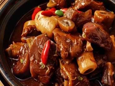 泰斯特 黑鸭膏 应用在 黑鸭排骨煲