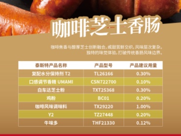 FIC爆款香肠——咖啡芝士香肠